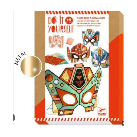 DIY masques super robots - Djeco