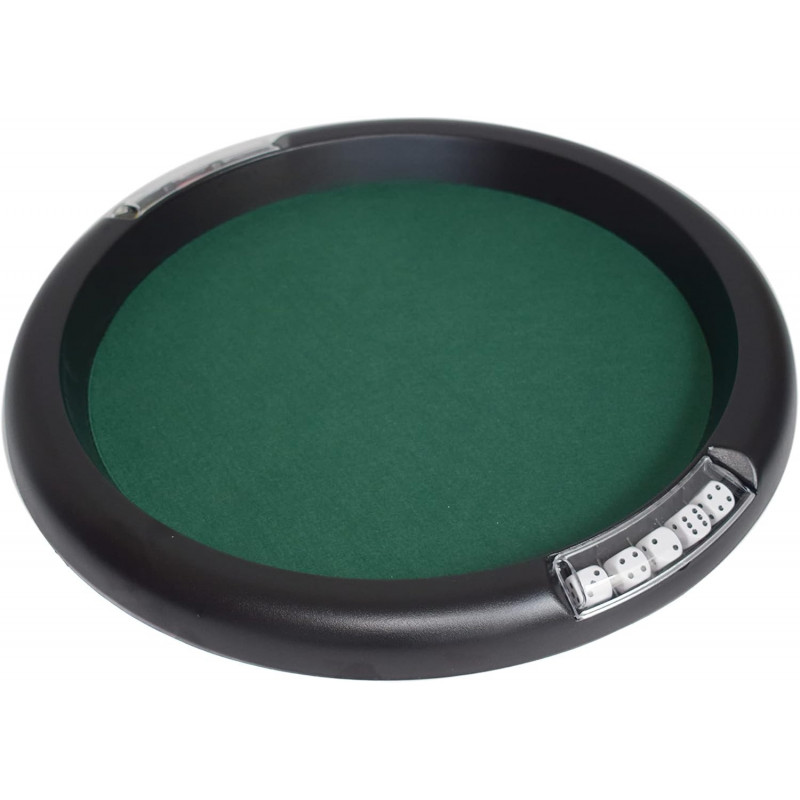 Piste de dés 46 cm avec 5 dés de Yam's et 21 Jetons - sous Film - Jeu Traditionnel Ducale