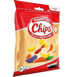 Paquet DE Chips - Jeux de société - Jeu d’Ambiance et de Paris - Adultes et Enfants dès 8 Ans - 2 à 5 Joueurs - 15 Min - Asmodee