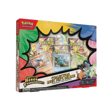 PRECOMMANDE Pokémon Q126 : DELUXE pin box (5 boosters + pins)