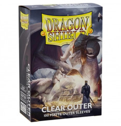 Matte - Clear/Transparent - par 100 Pour Double Sleeve