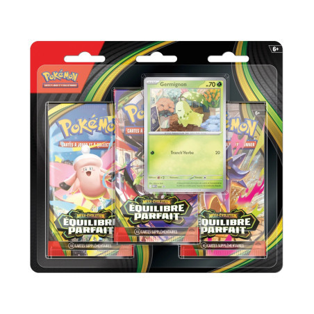 Pokémon - Pack 3 Boosters Méga-Évolution Équilibre Parfait