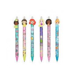 Disney Princesses- Stylo à Gel Effaçable - Vendu unitairement - Modèle Aléatoire