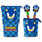 Pack Sonic Trousse verticale + 2 Stylos Encre Gel effaçables Topper 3D [17*11.5*7cm]