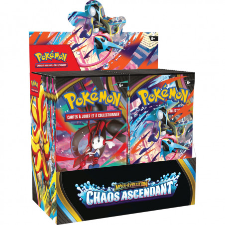 PRECOMMANDE 22/05/26 : Pokémon ME04 Chaos Ascendant - Boîte de 36 Boosters