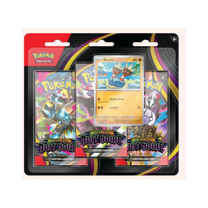 [PRECOMMANDE 17/07/26]  Tripack Pokémon - Nuit Noire - ME05