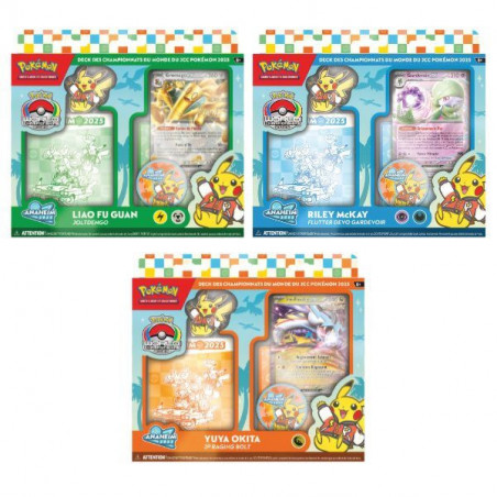 Deck des championnats du monde 2025 Pokémon modèle aléatoire