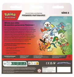 Pokémon : Collection Illustration Premiers Partenaires – Série 2 (3 Cartes Promo, 2 boosters et 1 Page d’Autocollants)