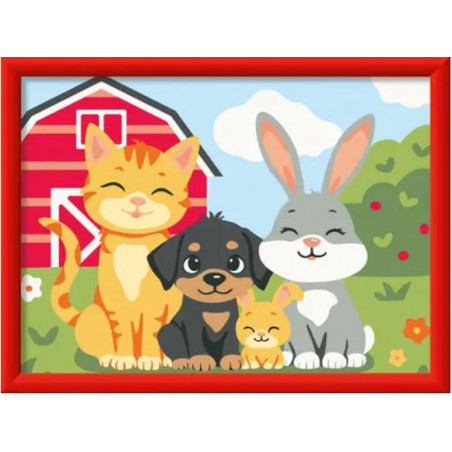 CREART KIDS - 18X24CM - PARADE ANIMALE