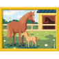 CREART KIDS - 18X24CM - Jument et Poulain
