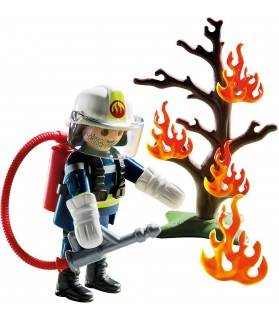Pompier avec Arbre en Feu Playmobil - 9093