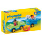 Véhicule avec remorque à cheval - Playmobil 123 - 6958