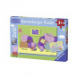 Ravensburger - 07596 - Puzzle - A la maison Peppa Pig - 2 x 12 pièces
