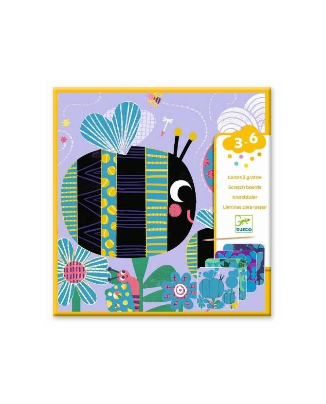 Cartes à gratter Toutes petites bêtes - Djeco