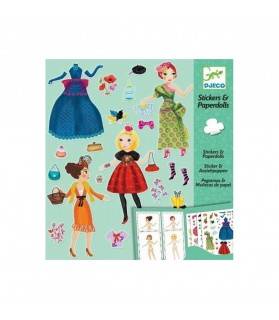 Djeco - Stickers Habillage De Mode