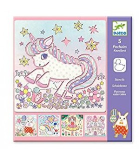 pochoir licorne