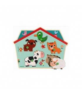 PUZZLE SONORE DJECO FERME
