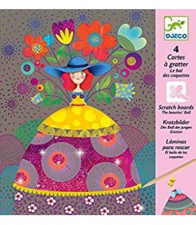 LE BAL DE COQUETTE CARTE A GRATTER