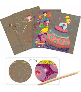 LE BAL DE COQUETTE CARTE A GRATTER