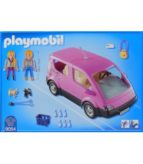 Playmobil voiture familiale rose