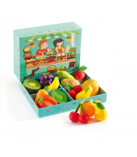 FRUITS ET LÉGUMES À COUPER - Djeco