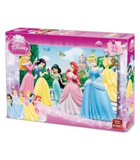 Puzzle 24 pièces maxi : Princesses Disney