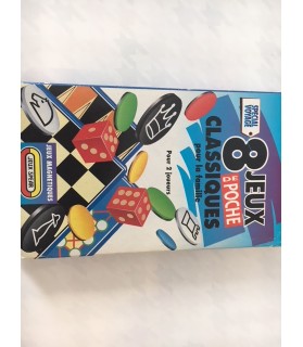 Ensemble 8 jeux de société Voyage