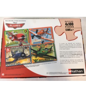 4x100pcs Planes Puzzle