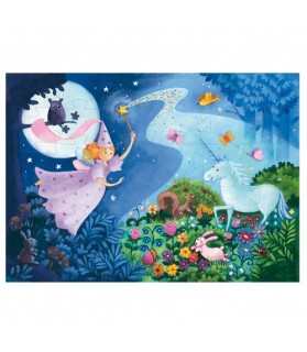 Puzzle la fée et la licorne