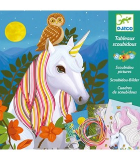 Tableaux scoubidous Magic crinières - DJECO