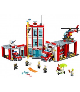 La caserne des pompiers - 60110 - Jeu de Construction - LEGO City