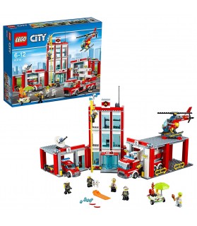 La caserne des pompiers - 60110 - Jeu de Construction - LEGO City