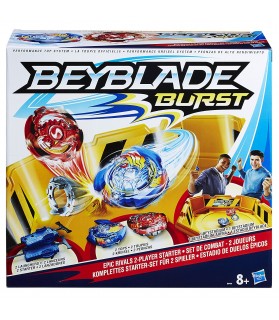 Set de Combat pour 2 Joueurs (2 toupies + 2 lanceurs + 1 arène) - Beyblade Burst - B9498EU60