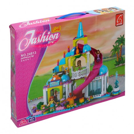 château Fashion, 481 pièces Multicolore (colorbaby 44636) -AUSINI – Lot de Construction