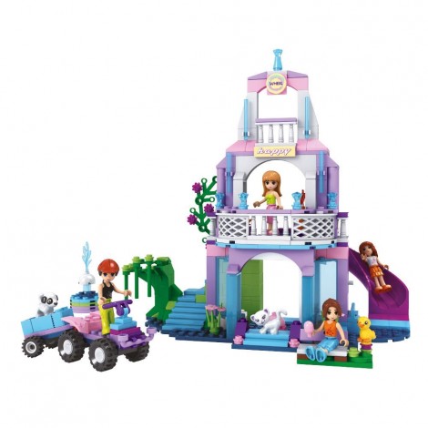 Home Mode de Construction, 371 pièces, Multicolore (Colorbaby 44635) AUSINI –