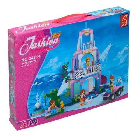 Home Mode de Construction, 371 pièces, Multicolore (Colorbaby 44635) AUSINI –