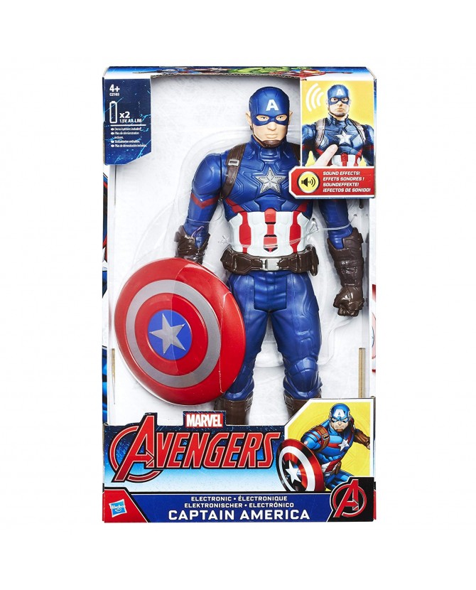 Captain America - Titan 30 cm - Marvel Avengers - C2163 - Figurine  Electronique 