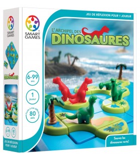 L'archipel des dinausores SmartGames Jeu de réflexion, de logique et de Placement, SG 282 FR