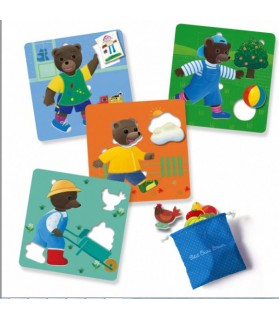 -20% ! Loto encastrable petit ours brun