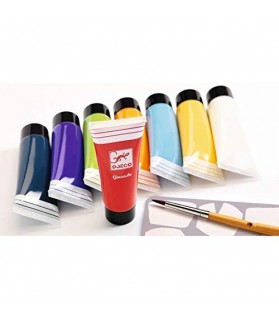 8 tubes de gouaches - classique