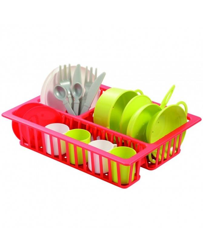 Egouttoir Garni Petit Modèle - Ecoiffier Egouttoir Garni Petit Modèle - Ecoiffier