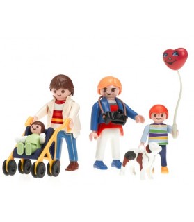 Famille et Poussette - Playmobil - 3209 - La Maison Moderne