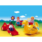 Enfants et aire de jeux -  Playmobil - 6748 - Jeu de construction