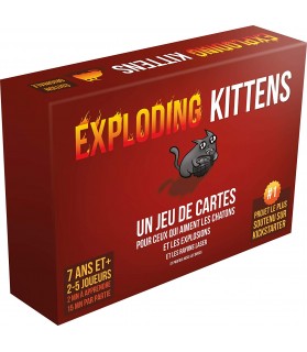 Exploding Kittens - EKEK01FR - Jeu de Cartes - Asmodee