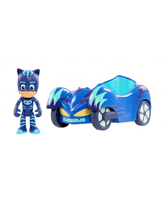 Figurine + véhicule Pyjamask cat-car