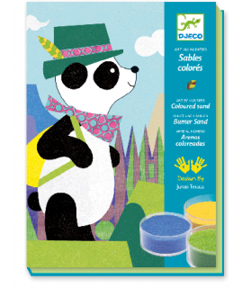 Sables colorés - Panda et ses amis