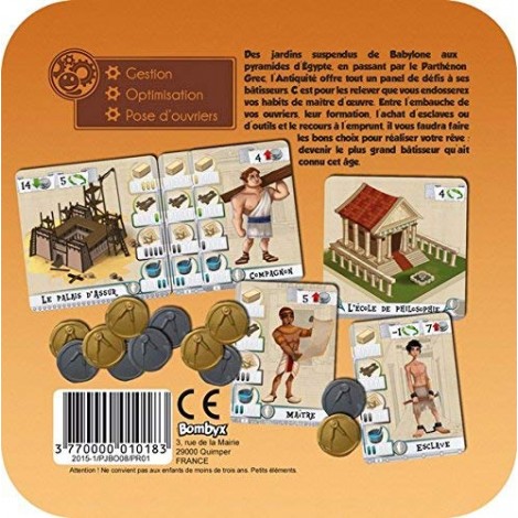 Les Batisseurs - Antiquite - ASMODEE