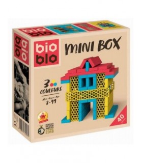 Bioblo Mini Box 40 Briques - 3 Couleurs