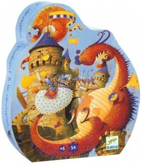 Célèbres Vaillant et Le Dragon - 54PC - Djeco