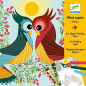Atelier papier plisse oiseaux - Djeco pour Enfants âgés - Papier Mixte